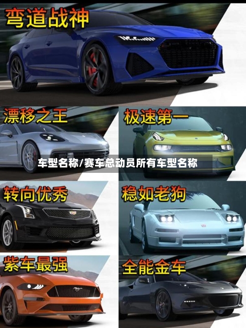 车型名称/赛车总动员所有车型名称