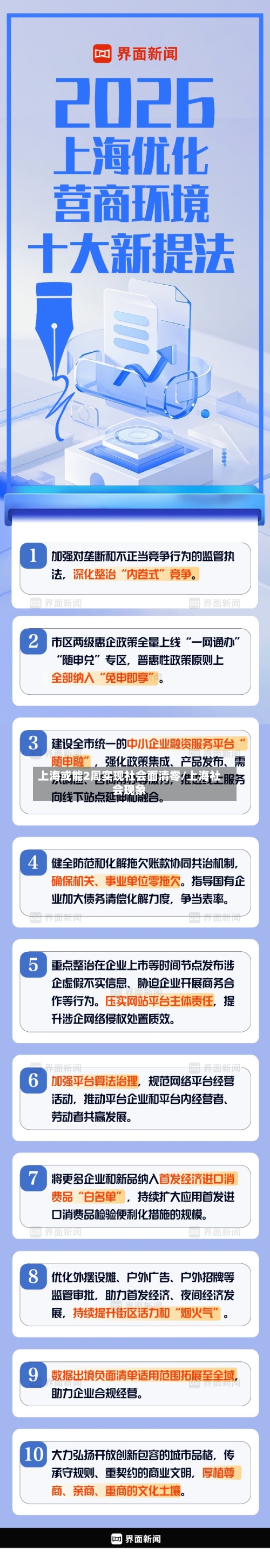 上海或能2周实现社会面清零/上海社会现象