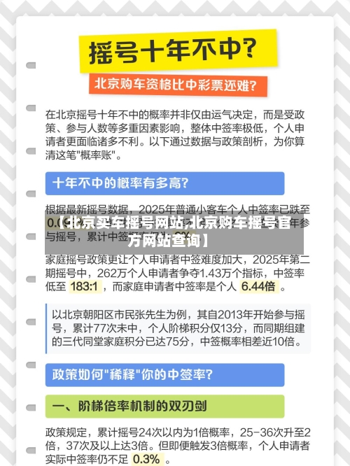 【北京买车摇号网站,北京购车摇号官方网站查询】-第3张图片