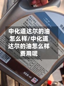 中化道达尔的油怎么样/中化道达尔的油怎么样费用呢-第2张图片
