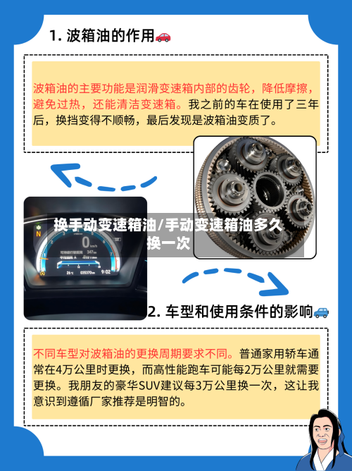换手动变速箱油/手动变速箱油多久换一次