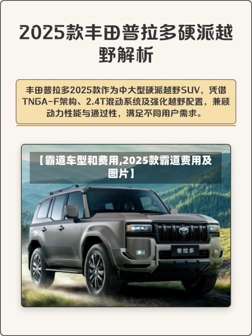 【霸道车型和费用,2025款霸道费用及图片】-第2张图片