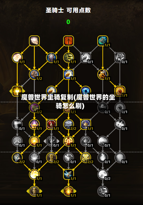 魔兽世界坐骑复制(魔兽世界的坐骑怎么刷)-第2张图片