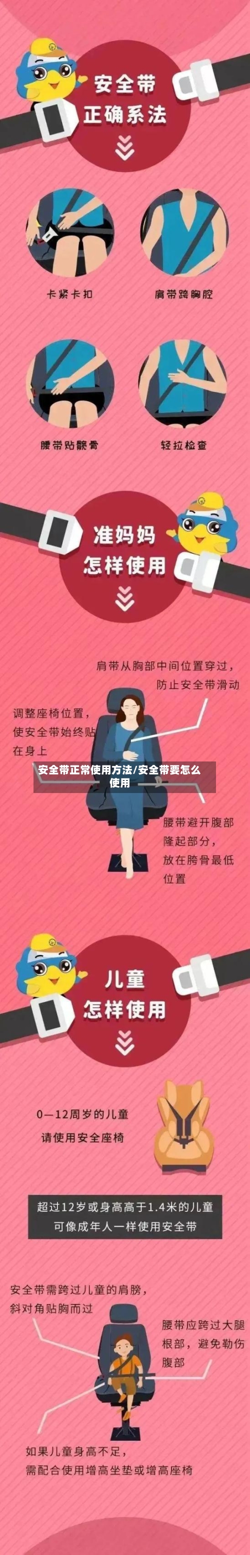安全带正常使用方法/安全带要怎么使用