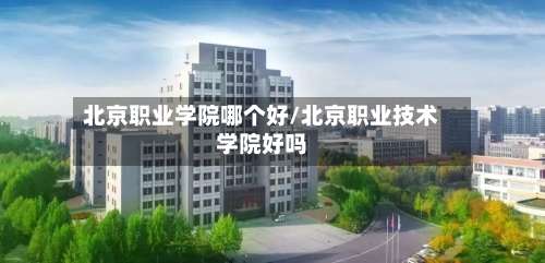 北京职业学院哪个好/北京职业技术学院好吗-第2张图片