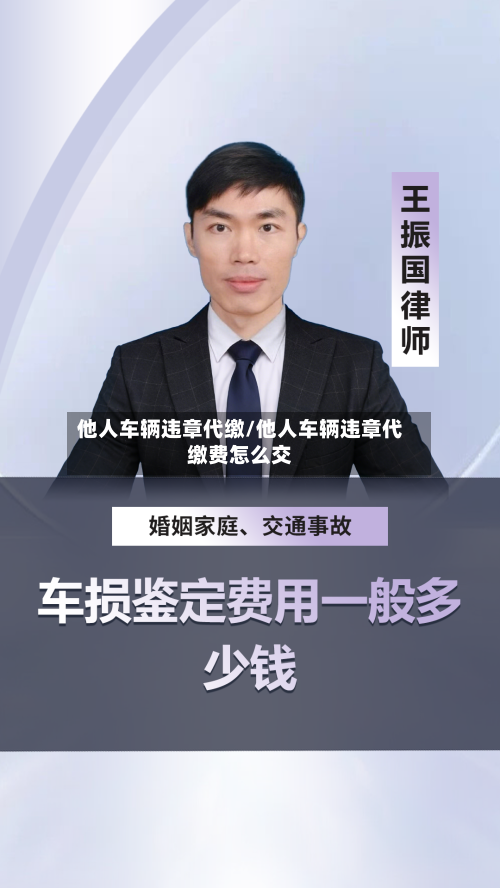 他人车辆违章代缴/他人车辆违章代缴费怎么交