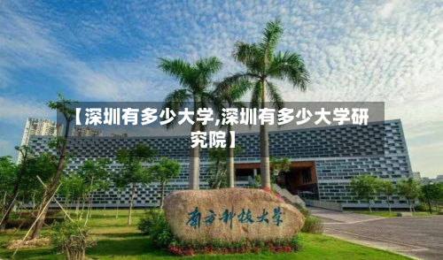 【深圳有多少大学,深圳有多少大学研究院】-第2张图片