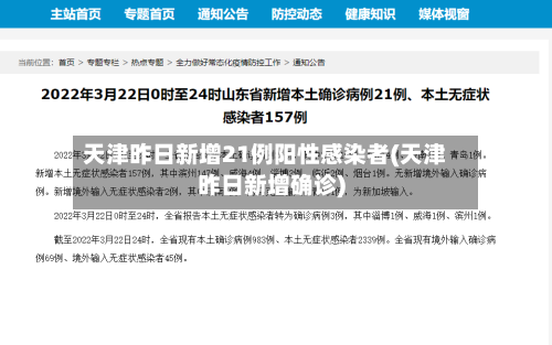 天津昨日新增21例阳性感染者(天津昨日新增确诊)
