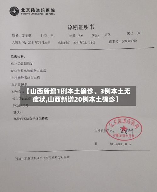 【山西新增1例本土确诊	、3例本土无症状,山西新增20例本土确诊】-第2张图片
