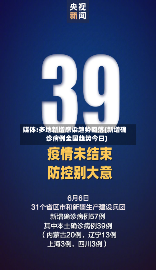 媒体:多地新增感染趋势回落(新增确诊病例全国趋势今日)