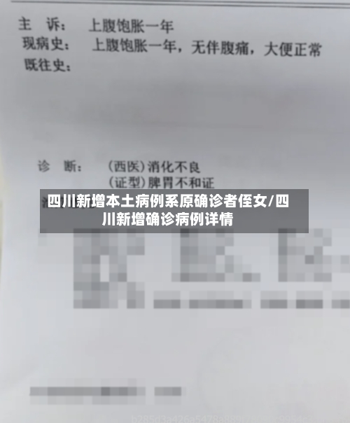 四川新增本土病例系原确诊者侄女/四川新增确诊病例详情-第2张图片
